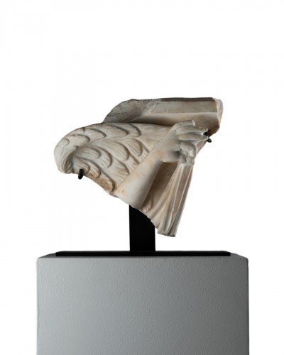 Relief fragment depicting Nike, Roman Empire 3rd century