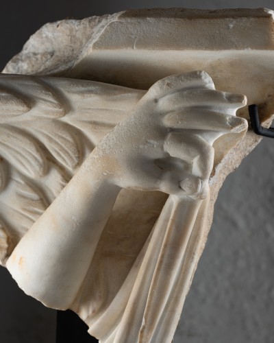 Relief fragment depicting Nike, Roman Empire 3rd century - 