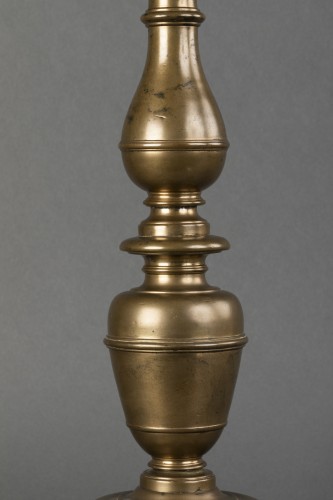 Pique-cierge en bronze doré - Toscane - fin du XVIe siècle - Luminaires Style 