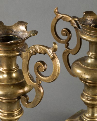  - Paire d’éléments décoratifs - Italie XVIIe siècle