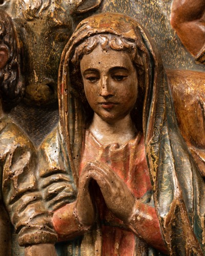 Deux panneaux de retable - Renaissance Espagnole XVIe siècle - Renaissance