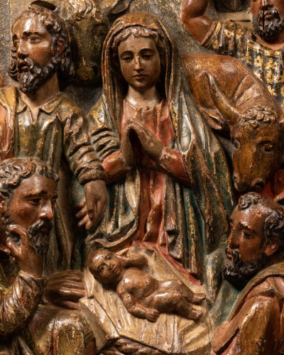Renaissance - Deux panneaux de retable - Renaissance Espagnole XVIe siècle