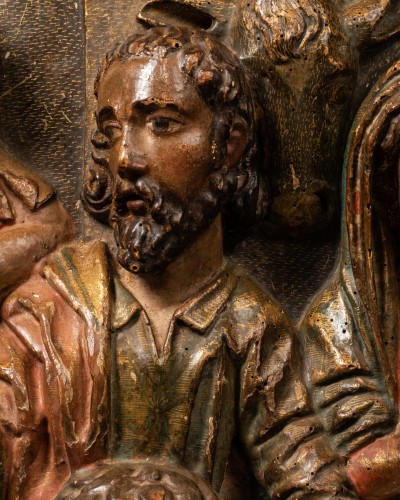 Antiquités - Deux panneaux de retable - Renaissance Espagnole XVIe siècle