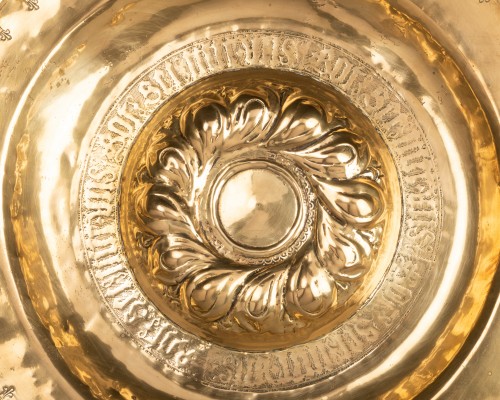 Alms dish - Circa 1500 Nuremberg - Religious Antiques Style 