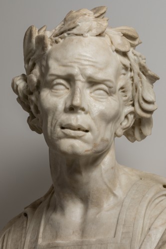 Buste de César en marbre - Baroque Vénitien XVIIe siècle - 