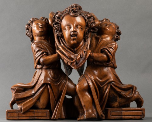 Groupe de putti - Italie  XVIe siècle - Sculpture Style Renaissance