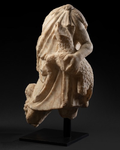 Statuette représentant un berger - Empire Romain I / IIe siècle après J.C - Archéologie Style 