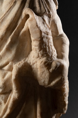 Antiquités - Statuette représentant un berger - Empire Romain I / IIe siècle après J.C
