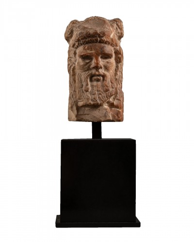 Marble herm pilar representing Dionysus - Roman Empire I/II century AD