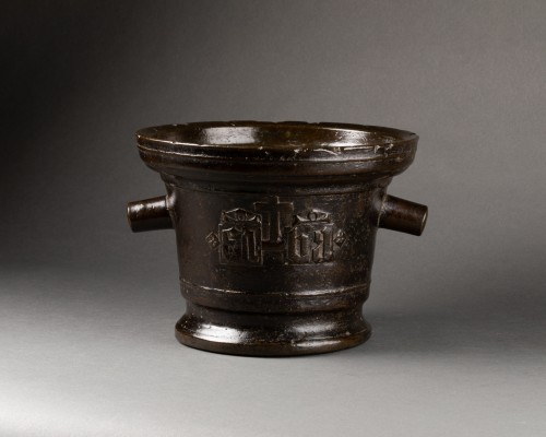 Mortier en bronze - France Circa 1500 - Collections Style Moyen Âge