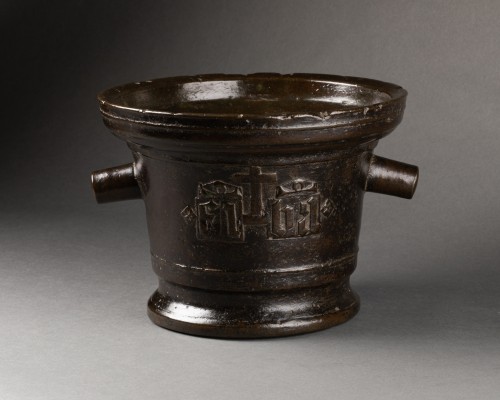 11th to 15th century - Bronze mortar - France - Circa 1500