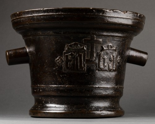 Mortier en bronze - France Circa 1500 - Moyen Âge