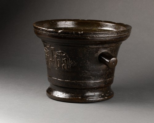 Moyen Âge - Mortier en bronze - France Circa 1500