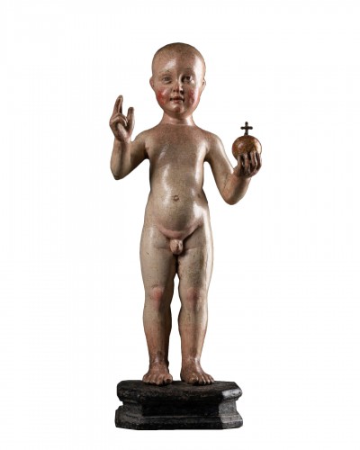 Child Jesus blessing Wood - Italy 16th century