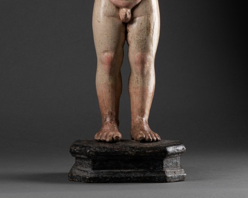 <= 16th century - Child Jesus blessing Wood - Italy 16th century
