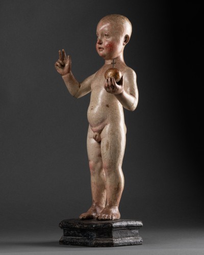 Renaissance - Child Jesus blessing Wood - Italy 16th century