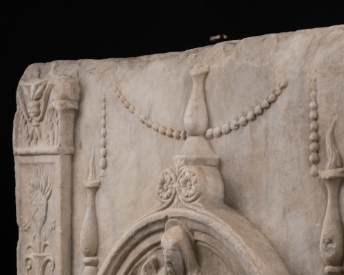 Bas-relief en marbre - Italie XVe siècle - Galerie Alexandre Piatti