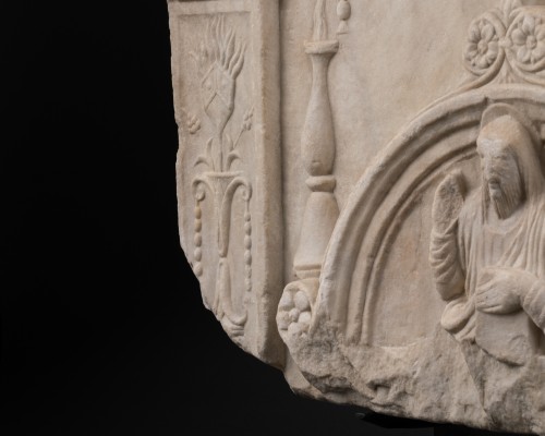 XIe au XVe siècle - Bas-relief en marbre - Italie XVe siècle