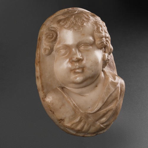 Medaillon marble - Italy 16th century - Sculpture Style Renaissance