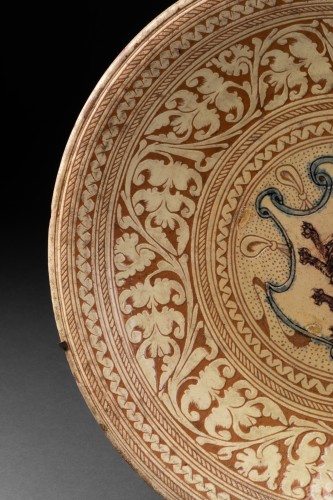 Majolica dish – Castlefiorentino Italy 16th century - 