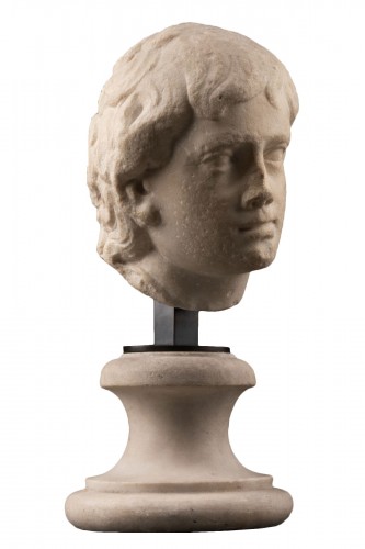 Head of a young man – Marble Italy 16th century