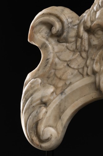 Mascaron de fontaine en marbre, Italie XVIe siècle - Sculpture Style Renaissance