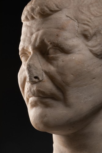 Tête en marbre - Empire romain 1er siècle av. J.C. - 