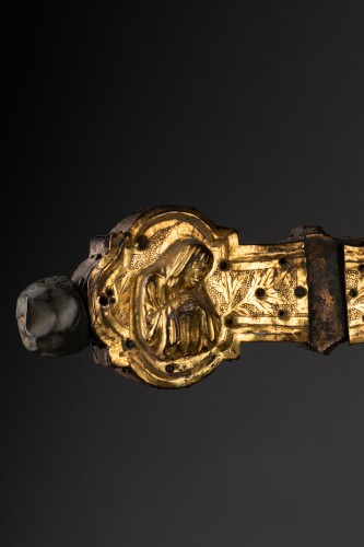 Antiquités - Croix de procession - Italie Circa 1400