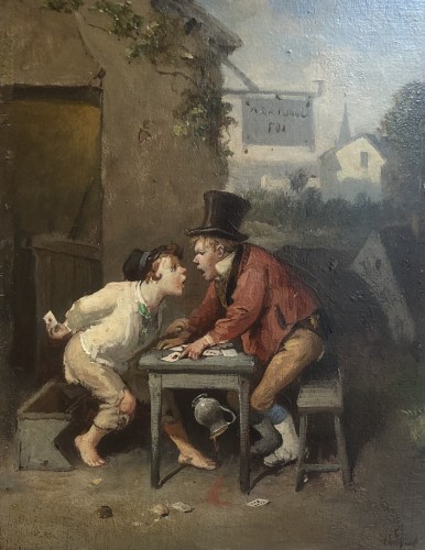 Le tricheur - François Lanfant de Metz (1814-1892)