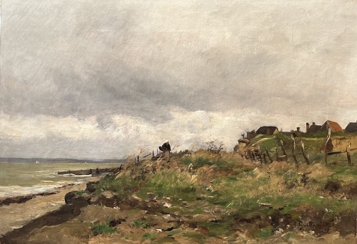 Antoine GUILLEMET (1841-1918) - Un petit coin de Normandie