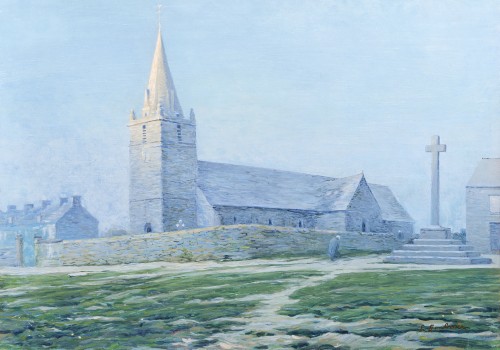 Lucien GOUBERT (1887-1964) - L’église de Flamanville