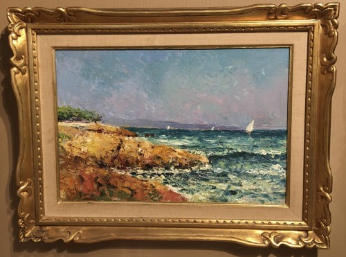 Mediterranean Coast - Adolphe Louis (GAUSSEN-1871-1954) - Paintings & Drawings Style 