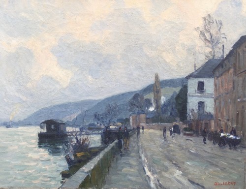 Narcisse Guilbert (1878-1942) - La Seine à Biessart