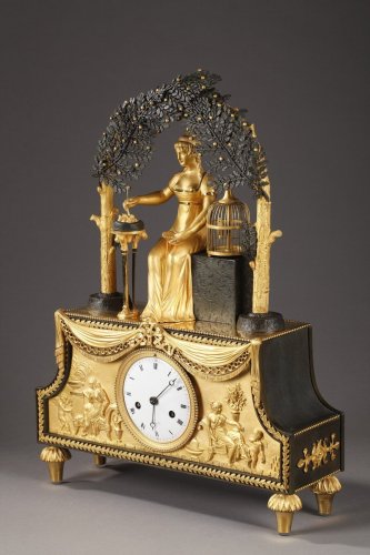 Clock &quot;Joséphine&quot; of French Empire period - 