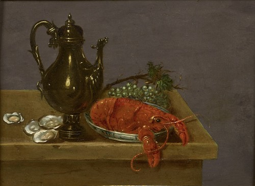 Still life with lobster - Circle of Pseudo van KESSEL