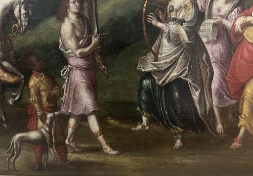 Simon FLOCQUET (1607/1609 - 1658/1678) - Le Triomphe de David - Galerie Barnabé