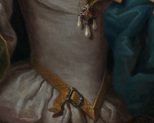 XVIIIe siècle - Pierre GOBERT (1662–1744) Portrait de dame