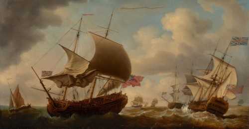 Francis SWAINE (1719 – 1782) - Ships on Rough Seas