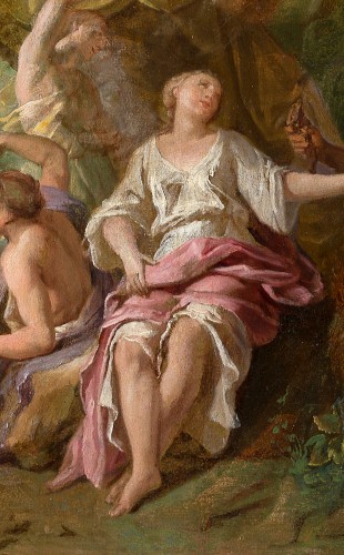 Hercule et Déjanire, esquisse  - Samuel MASSÉ (Tours 1672-1753 Paris) - Tableaux et dessins Style Louis XV