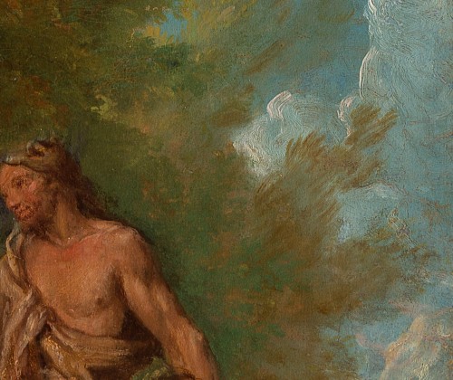 XVIIIe siècle - Hercule et Déjanire, esquisse  - Samuel MASSÉ (Tours 1672-1753 Paris)