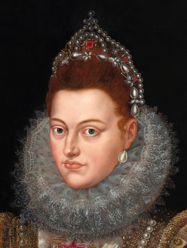 Portrait of the Infanta of Spain, workshop of Frans POURBUS the Younger (1569 – 1622) - Paintings & Drawings Style 