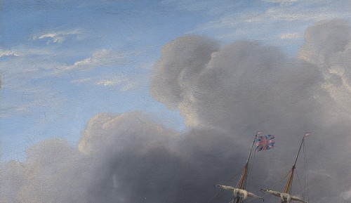 Navires sur mer agitée, James Wilson CARMICHAEL (1800 – 1868) - 