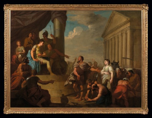  - Sir James THORNHILL (Dorset 1674-1735 Londres), Caïus Furius Cressinus