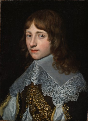 Portrait of a young Royalist - Gerard VON HONTHORST (Utrecht 1604 - 1666 Utrecht), workshop of            