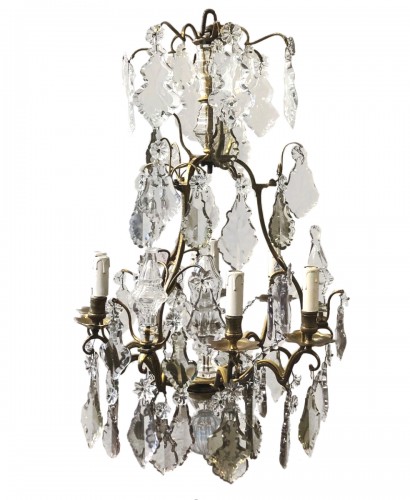 Small chandelier of cage form of Louis XV period