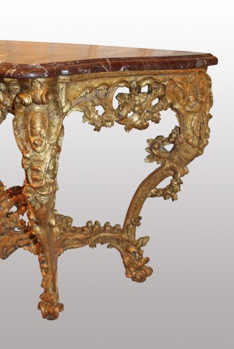 Console d'Applique en bois doré - Mobilier Style Louis XV