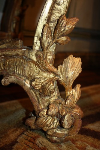 Console d'Applique en bois doré - Louis XV