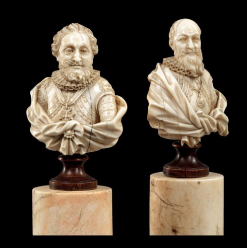 Henri IV and Sully by Rosset Père (1706 - 1786) - 