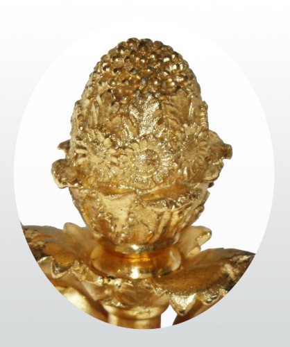 - Paire de Guéridons en bronze doré, attribués à Andreï Voronikhin
