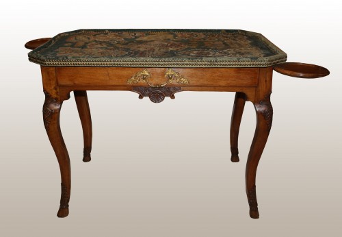 French 18th century  Trompe l&#039;Oeil Games Table - Furniture Style Louis XV